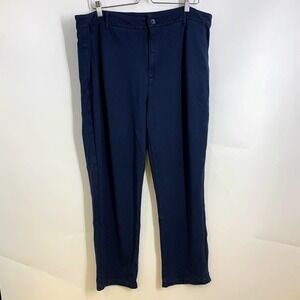 True Classic Mens 38‎ Navy Blue Casual Pants Chinos Business Career